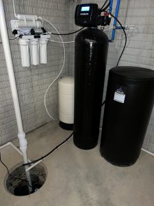 80,000 grain HE Water Softener & 5 Stage R.O. System